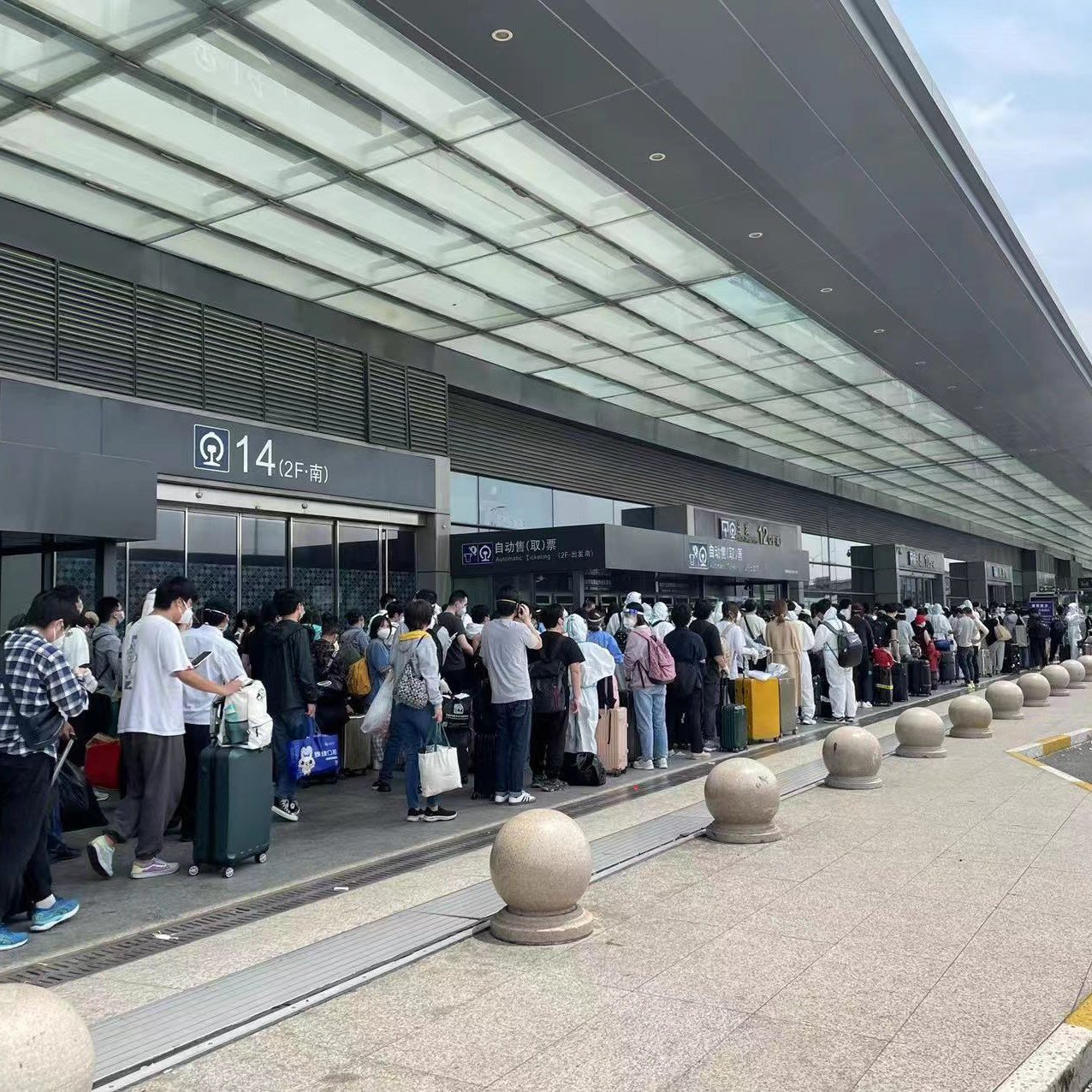 上海で見た行列