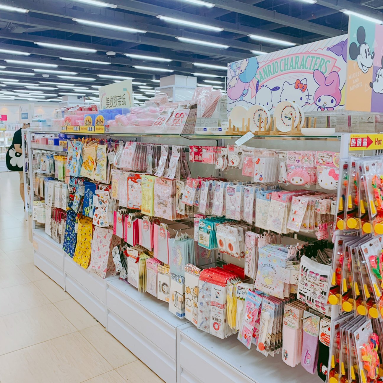 上海のダイソー店内の様子