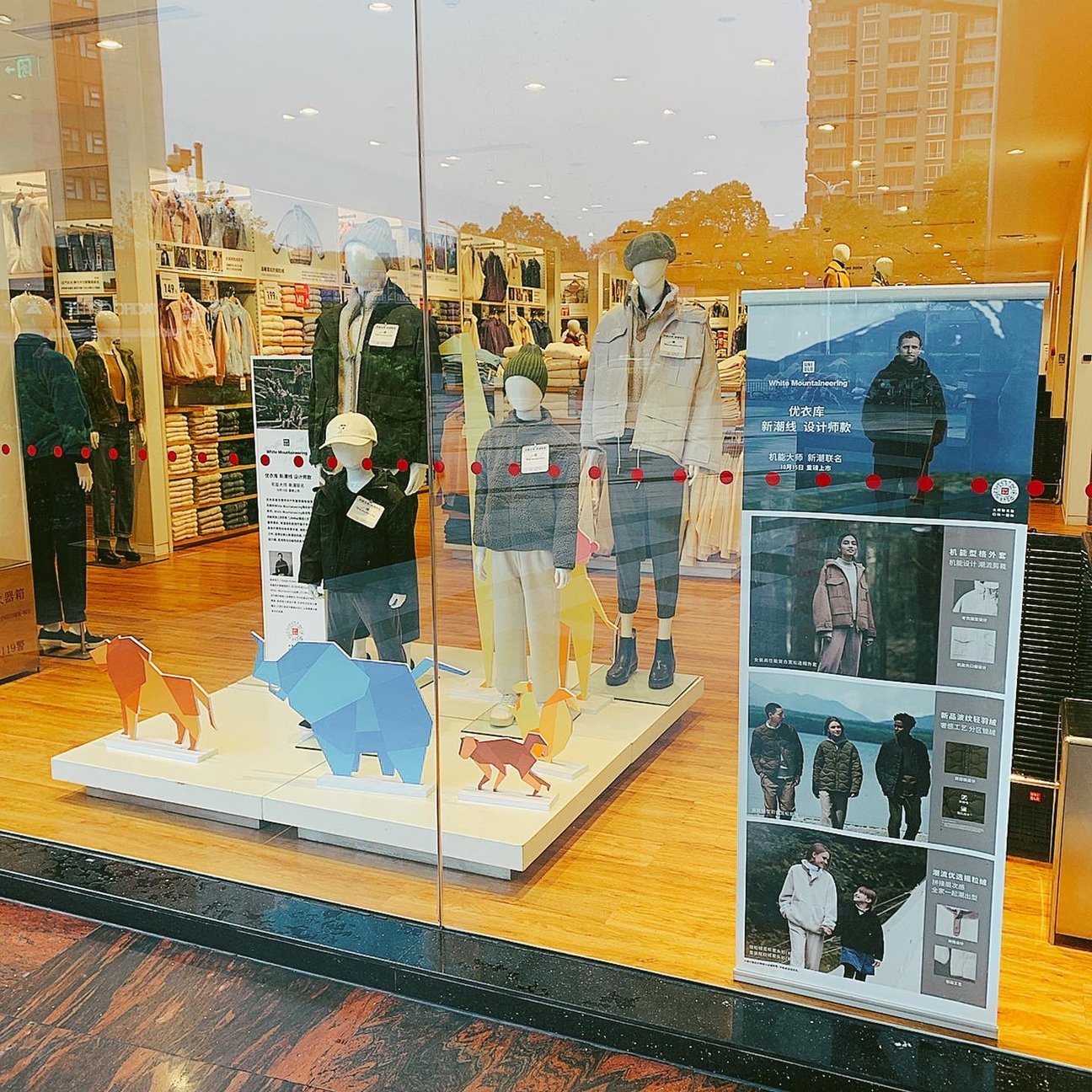 上海のユニクロ店内の様子