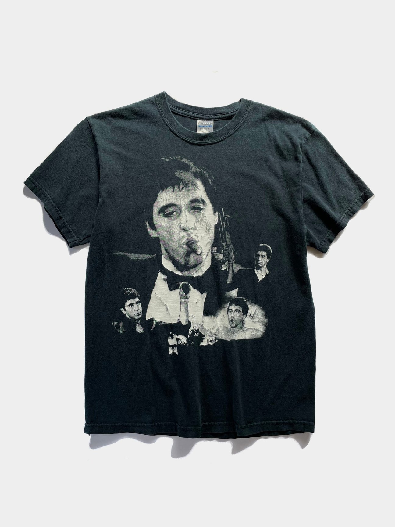 アルパチーノのプリント柄Tシャツ