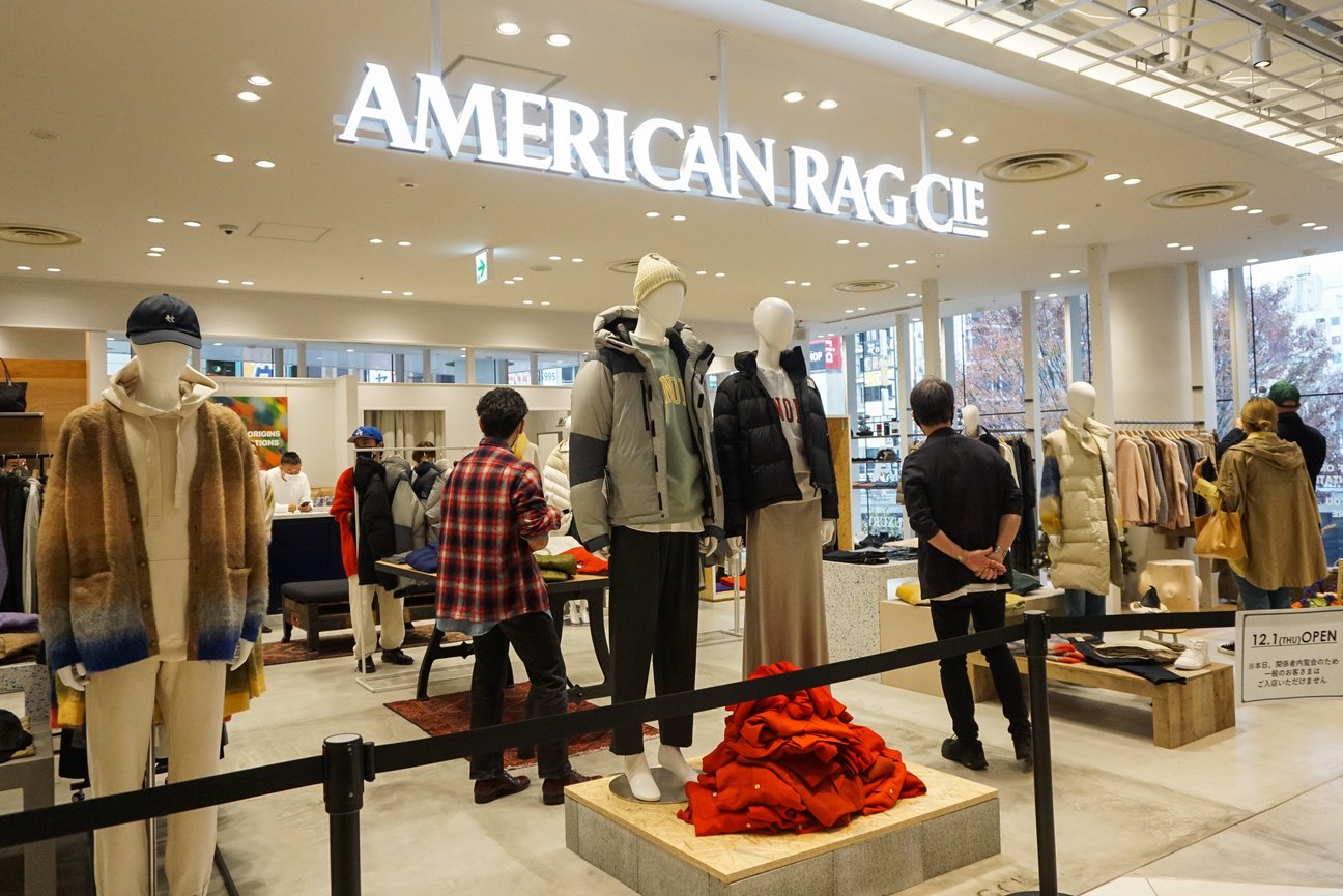 アメリカンラグシーの店舗の様子