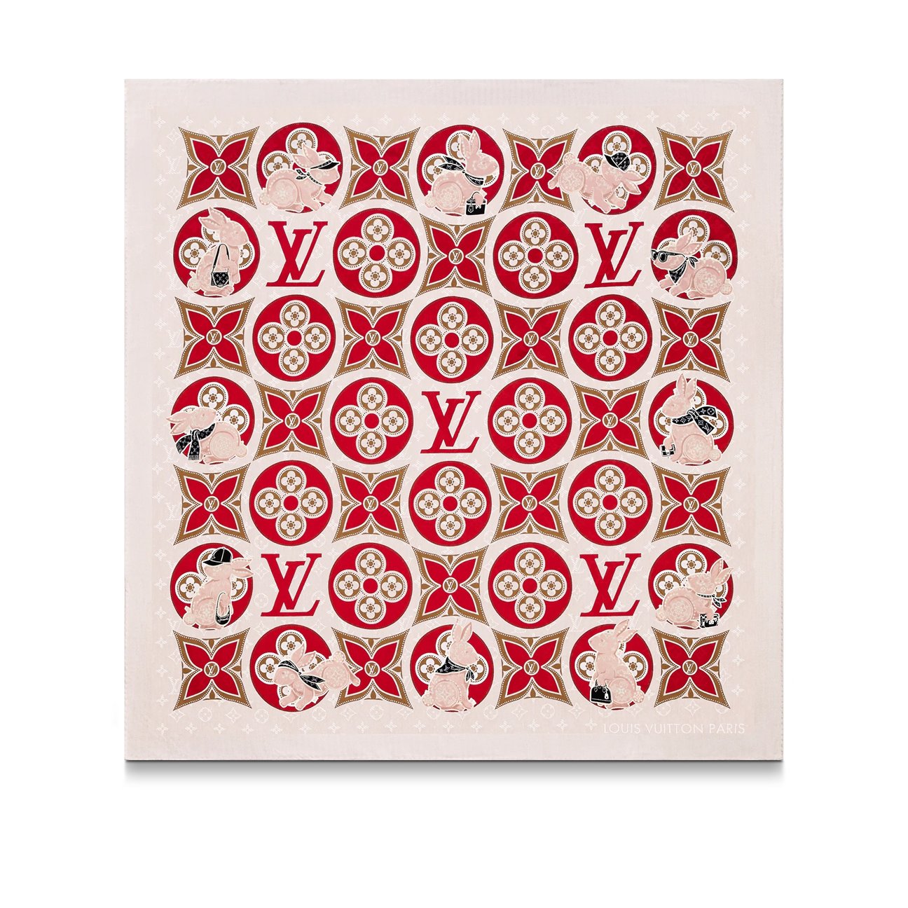 ショール?プレシャス ラビット(120×120cm)10万100円