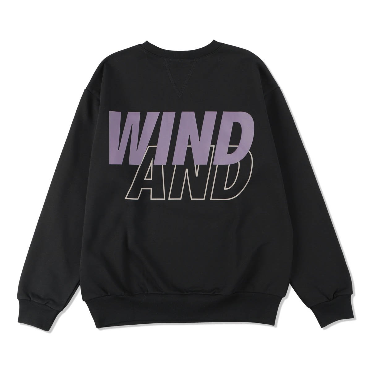 WIND AND SEA◇DAMAGED CREW NECK/スウェット/M/コットン