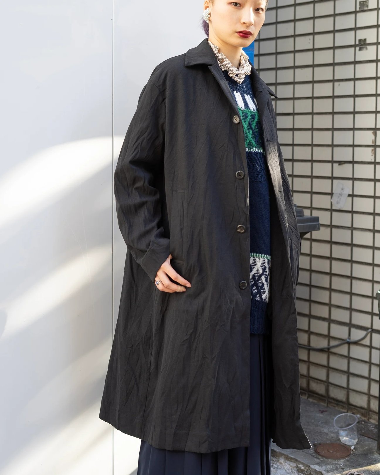th productsのシュリンク加工のコート