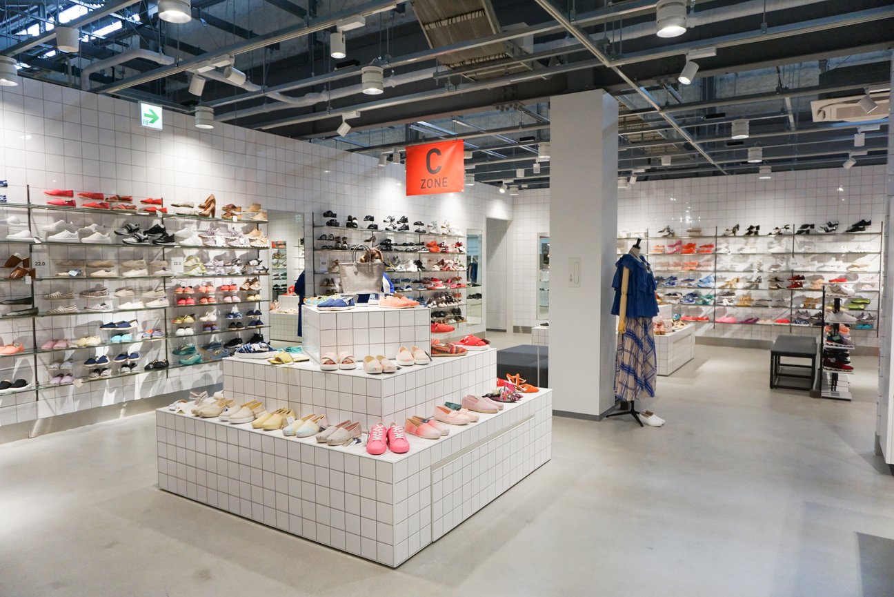 シューズの売り場