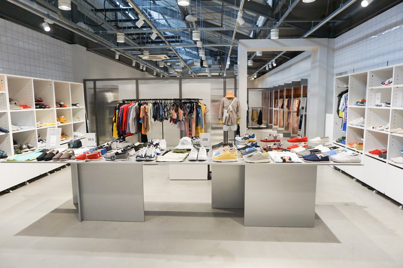 シューズの売り場
