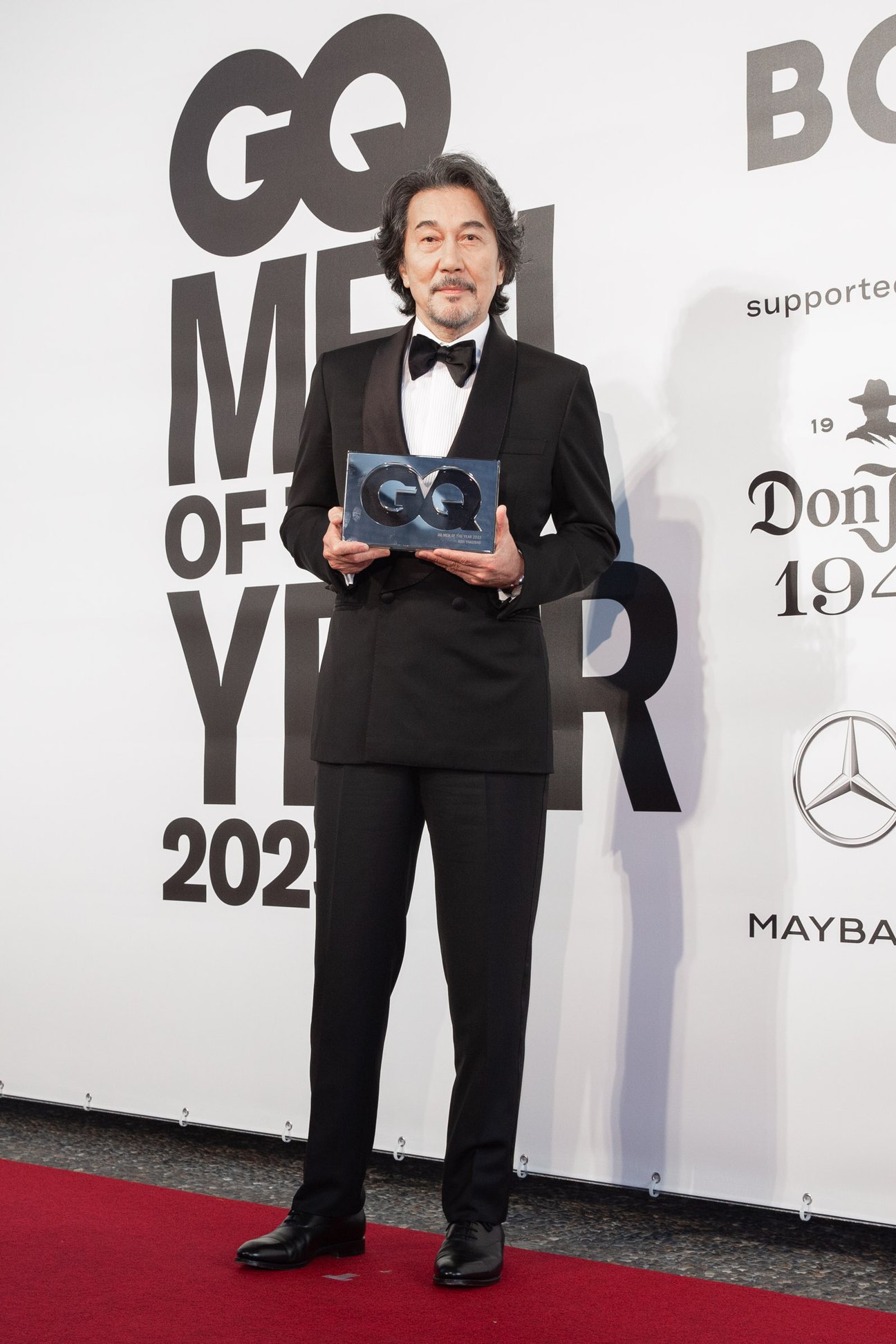 「GQ MEN OF THE YEAR 2023」を受賞した役所広司