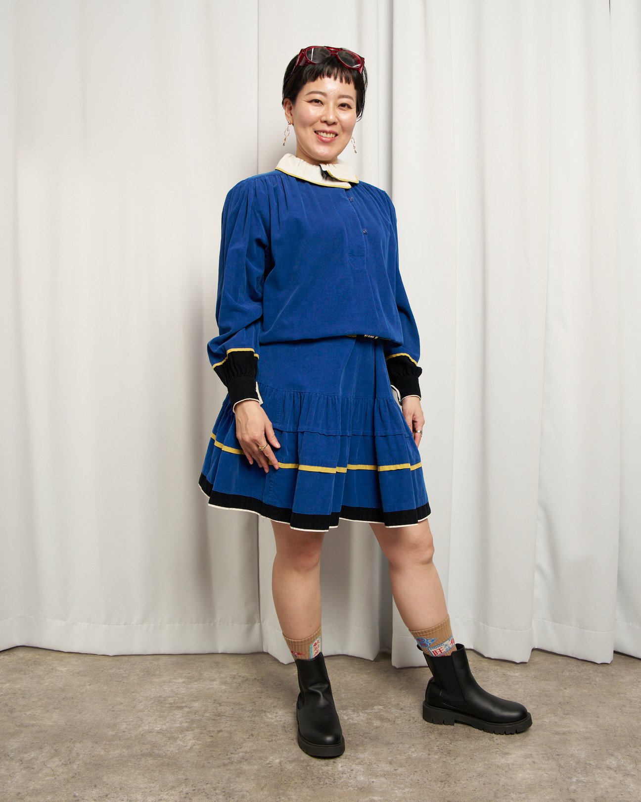 KENZO PARIS 1980's コーデュロイワンピース