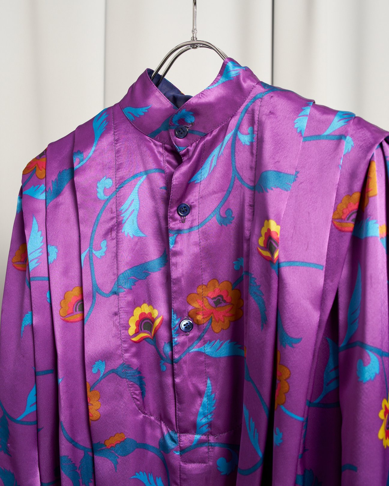 KENZO JAP 1970's ギャザードロングワンピース