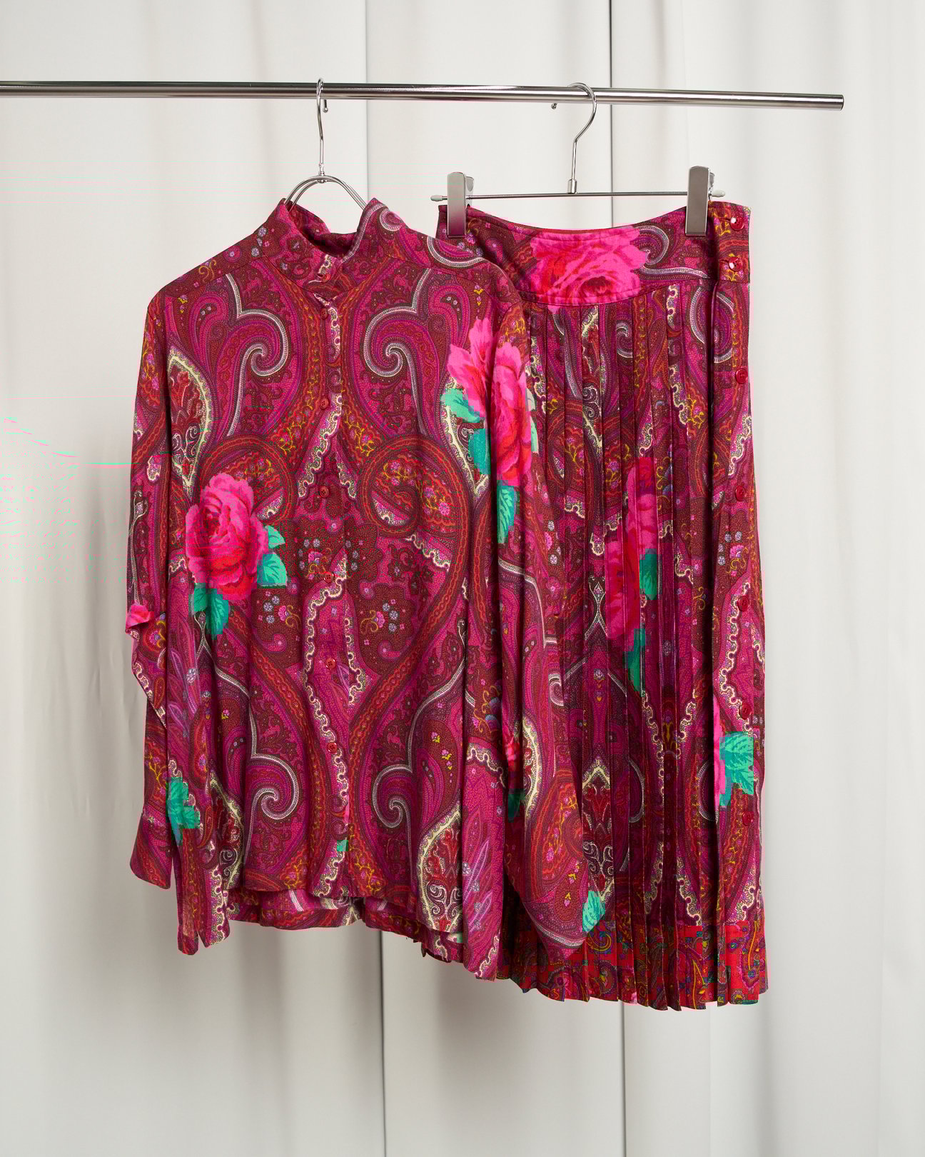 KENZO PARIS 1980's ペイズリーセットアップ