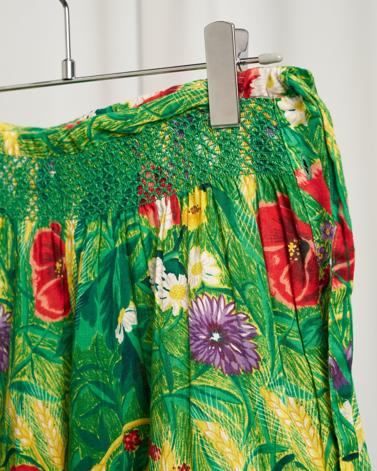 KENZO PARIS 1980's 綿麻花柄セットアップ