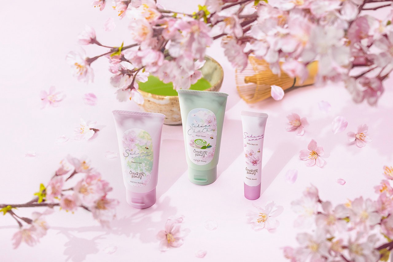 ハンドクリーム、ネイルオイルのキーヴィジュアル