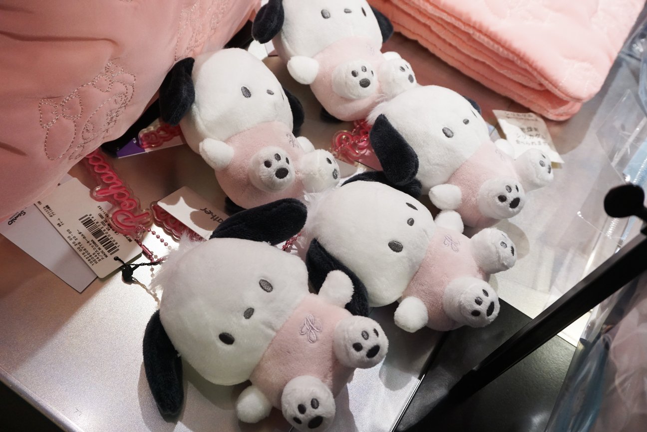 サンリオコラボの売り場の様子