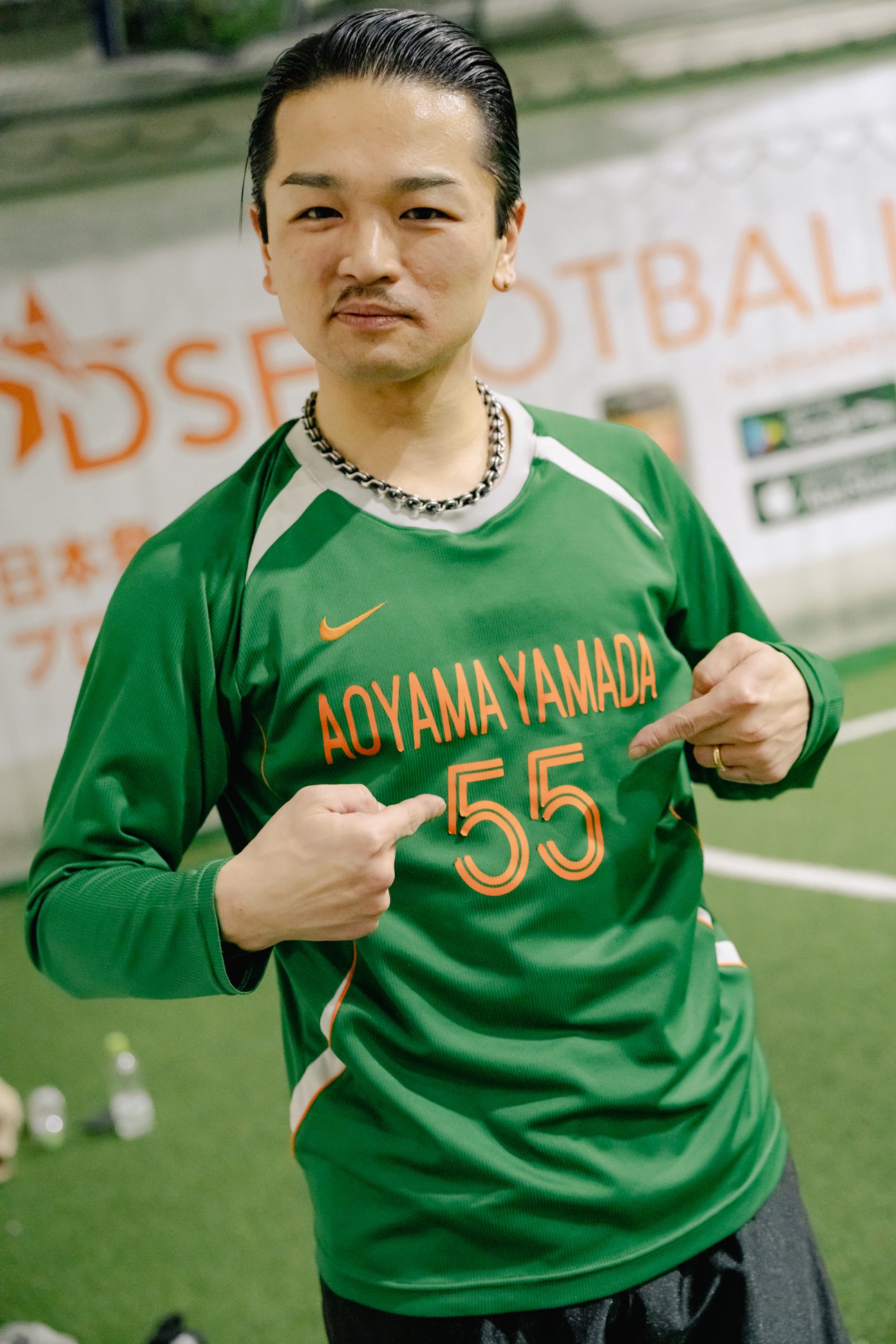 フットサルをしている様子