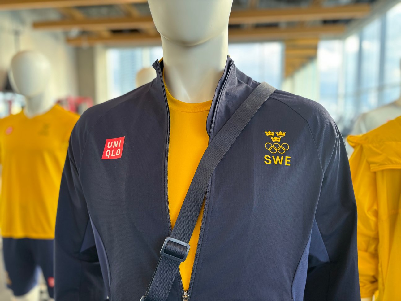 ユニクロが製作したスウェーデンオリンピックチームの大会ウェア