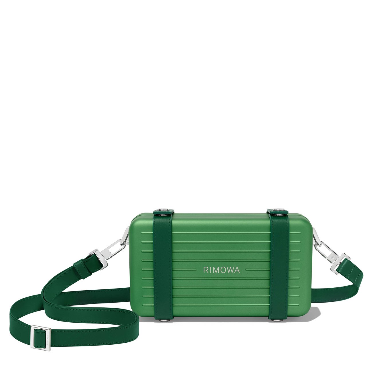 ORIGINAL Aluminium Crossbody Emerald(H13×W21.5×D7cm 1L)25万800円 ※世界先行受注アイテム