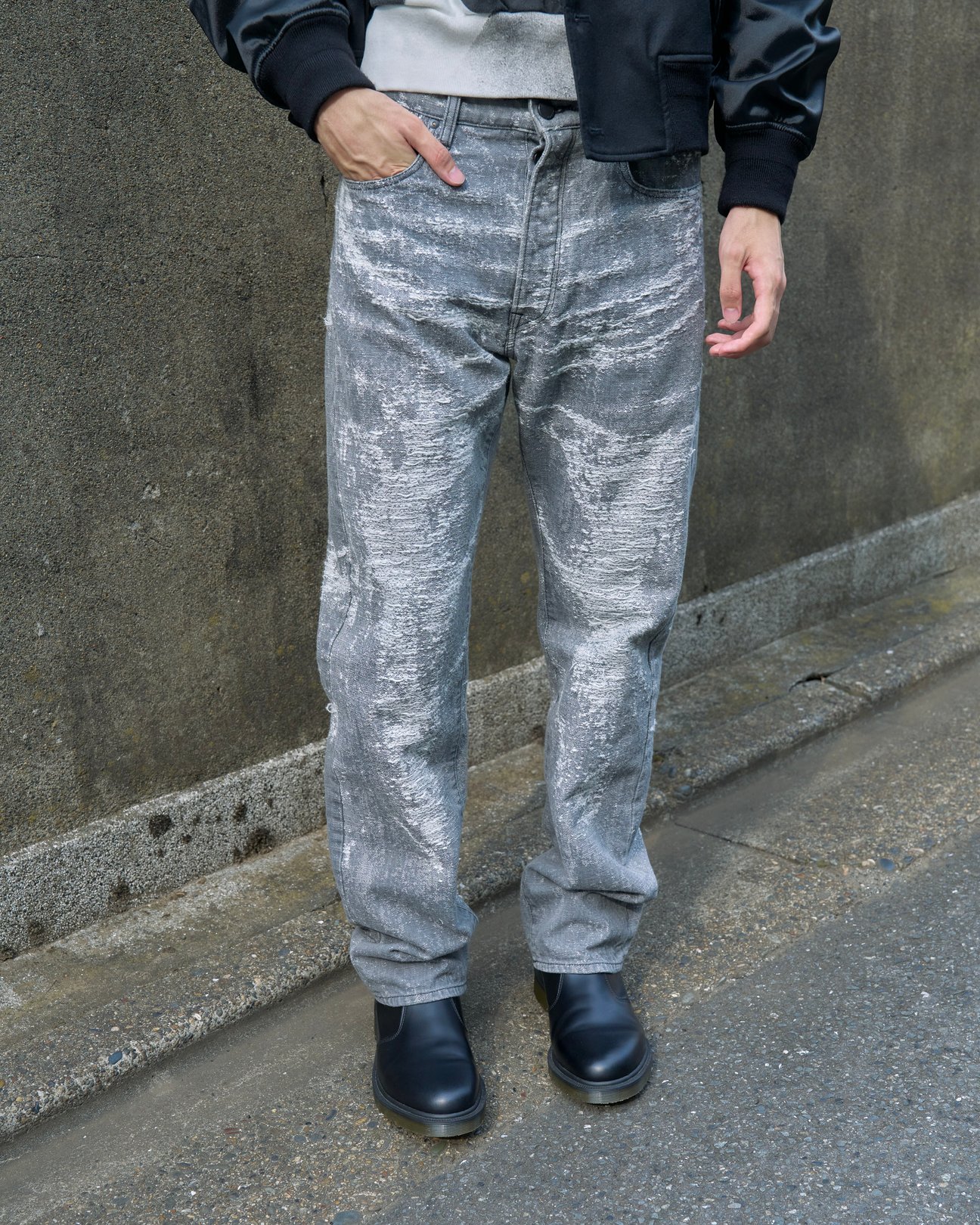 タークの洋服を着たモデル