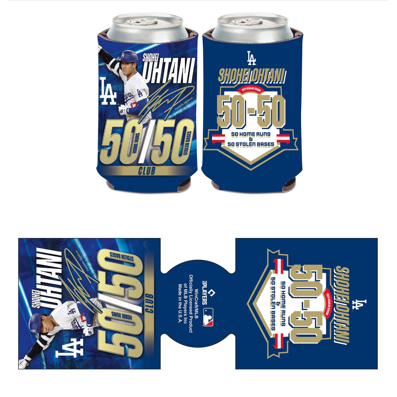 大谷翔平50-50達成記念缶クーラー