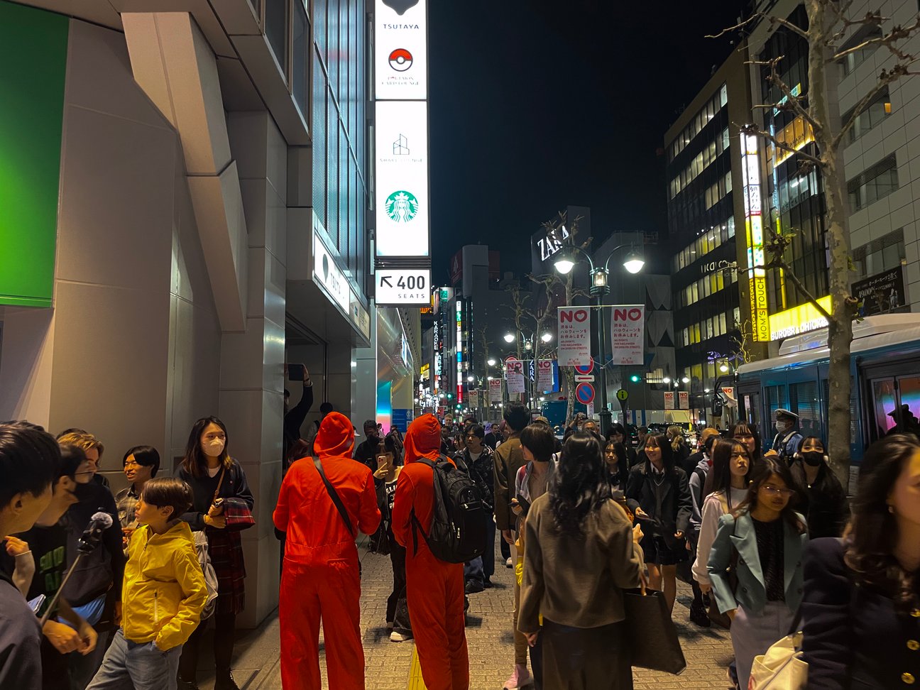 渋谷ハロウィンの様子