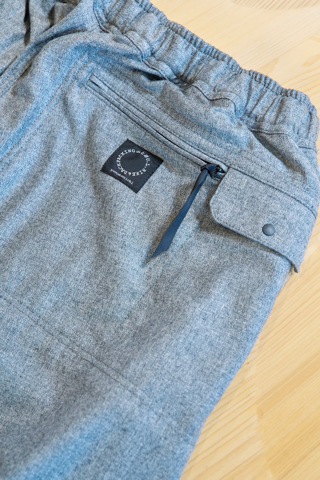 山と道 One Tuck 5-Pocket Pants ディティール