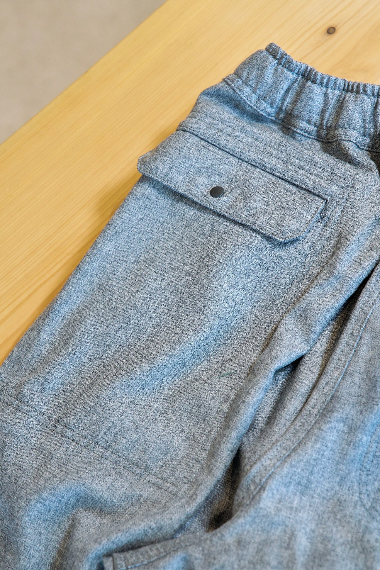 山と道 One Tuck 5-Pocket Pants ディティール