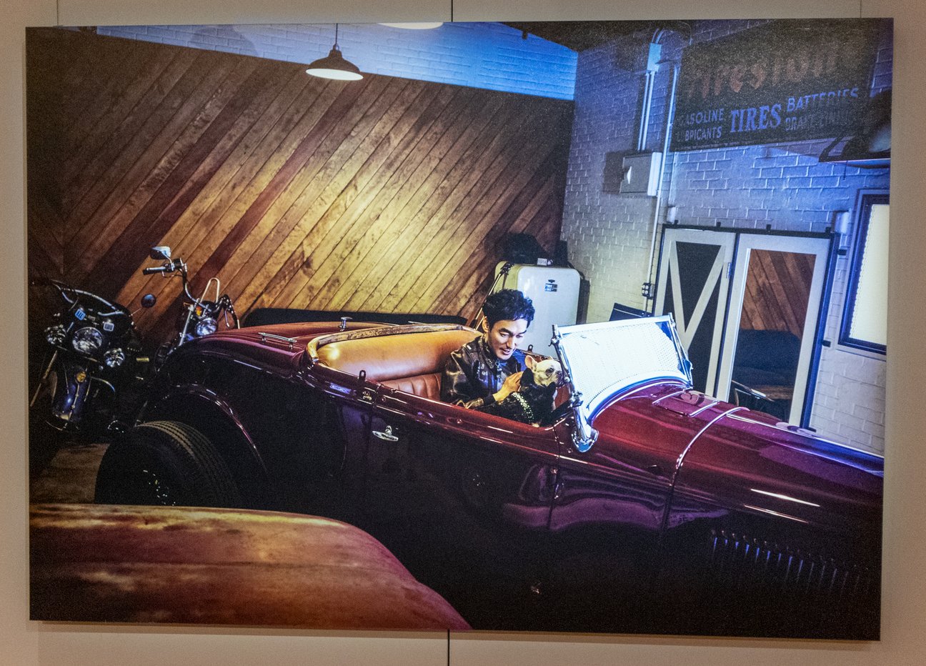 「STAY BRAVE」展示品ジーンズ