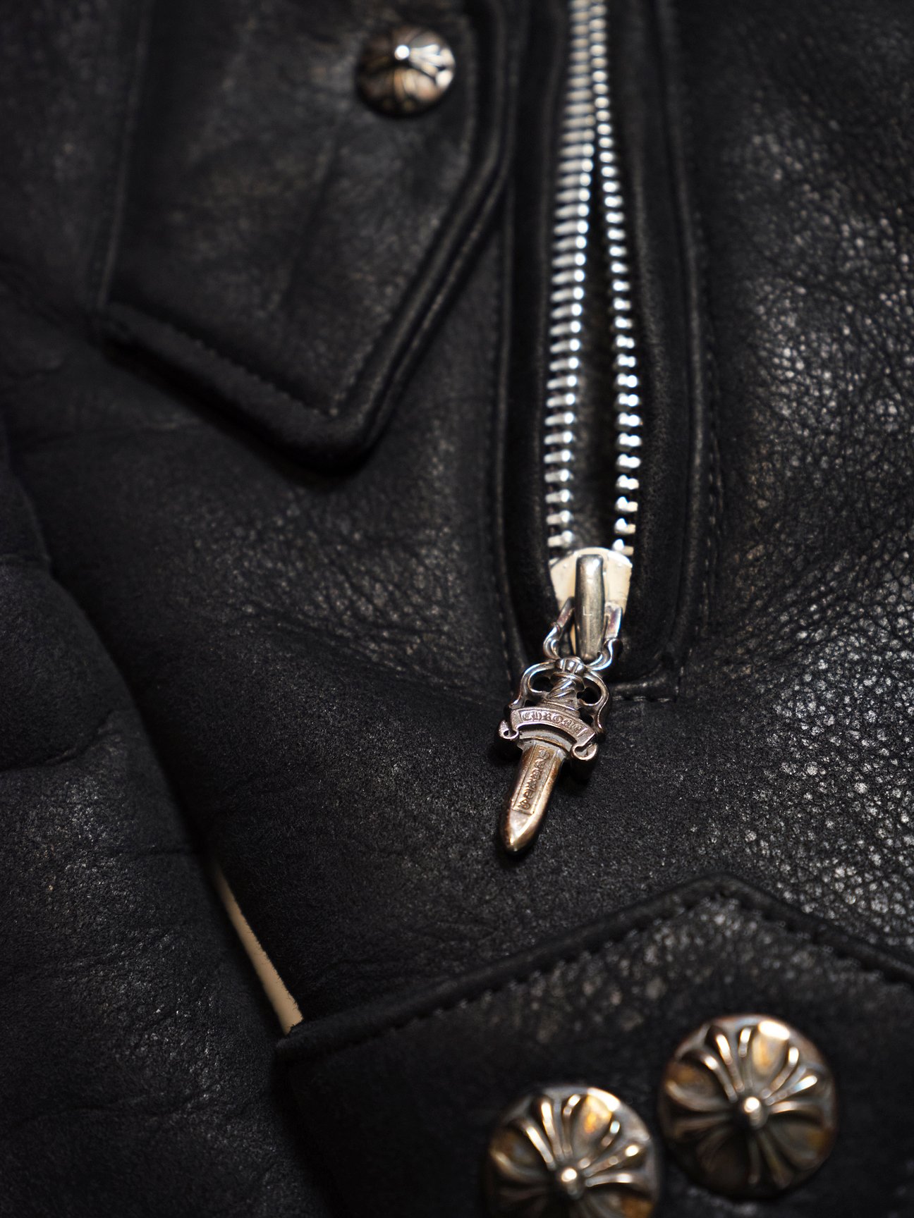 CHROME HEARTS ムートンジャケット 物撮り