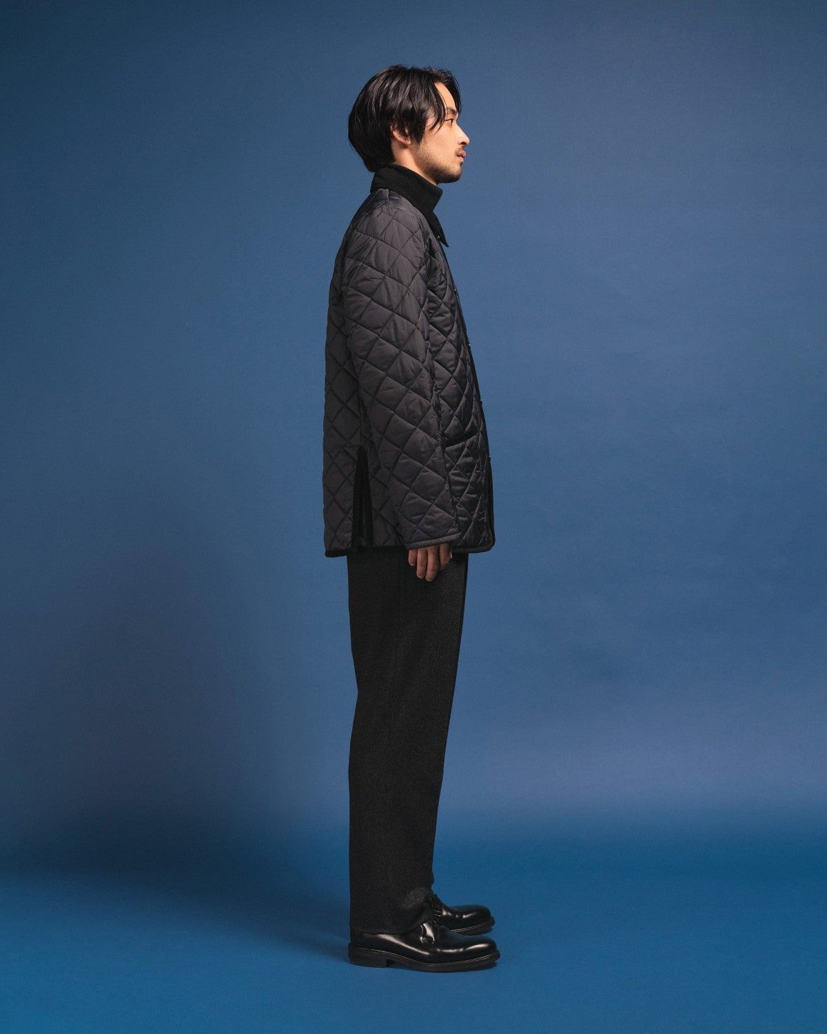 ラベンハムのジャケットを着た男性モデル