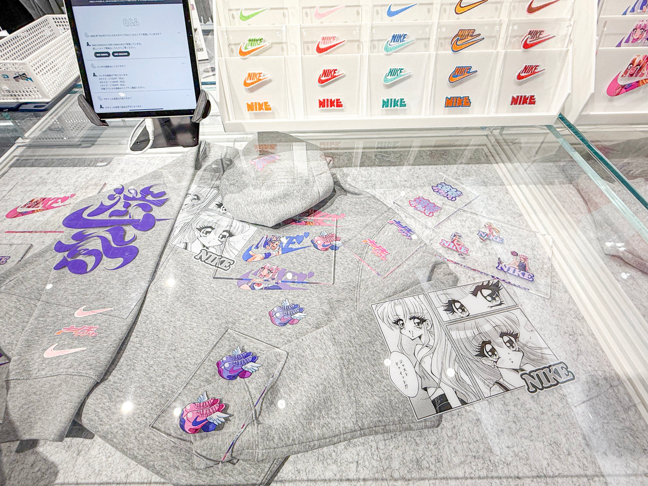 ナイキ渋谷の店内