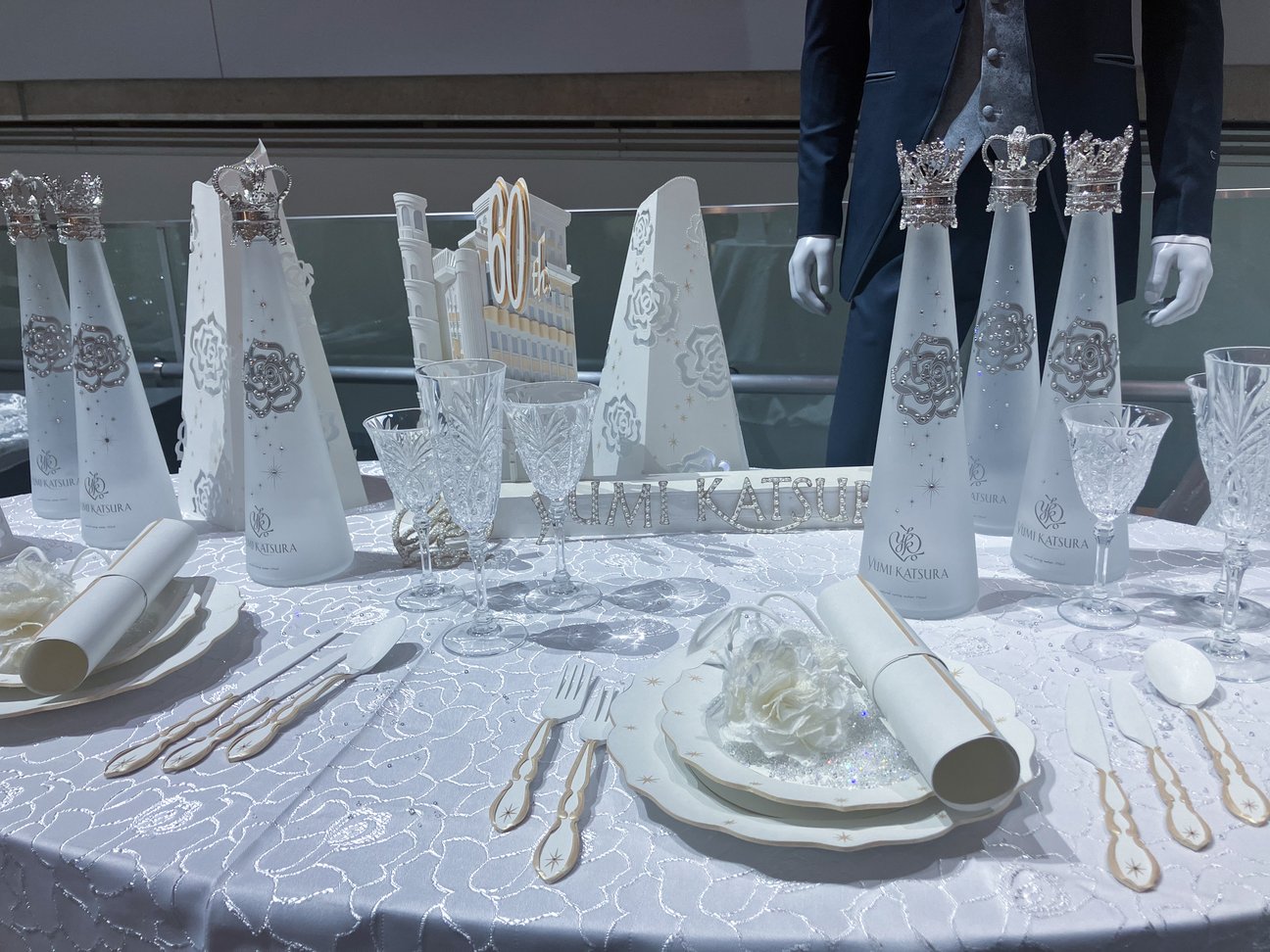 大階段での展示の様子