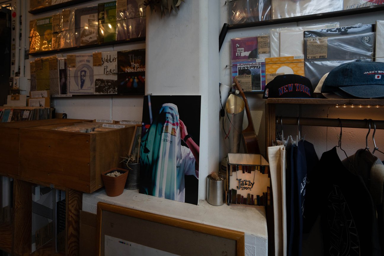 JAZZY SPORT MUSIC SHOP TOKYOの内観