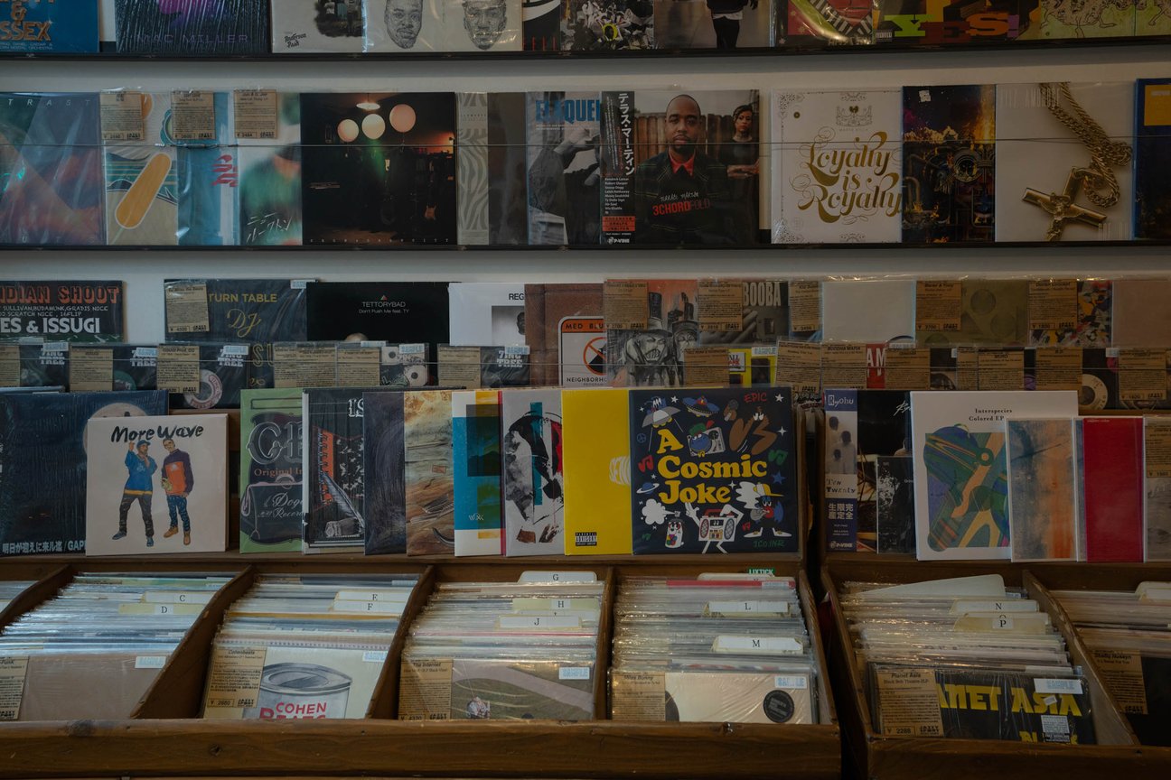 JAZZY SPORT MUSIC SHOP TOKYOの内観