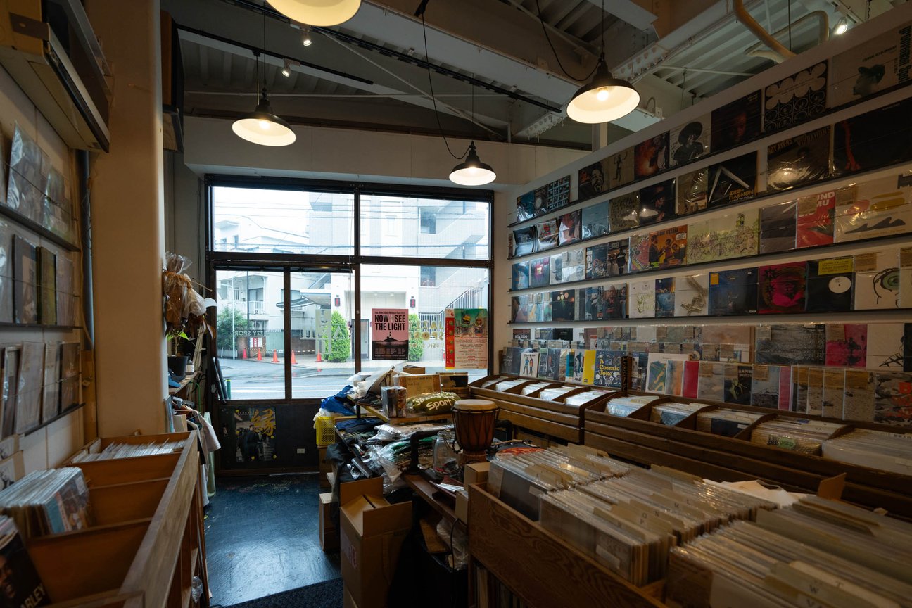 JAZZY SPORT MUSIC SHOP TOKYOの内観