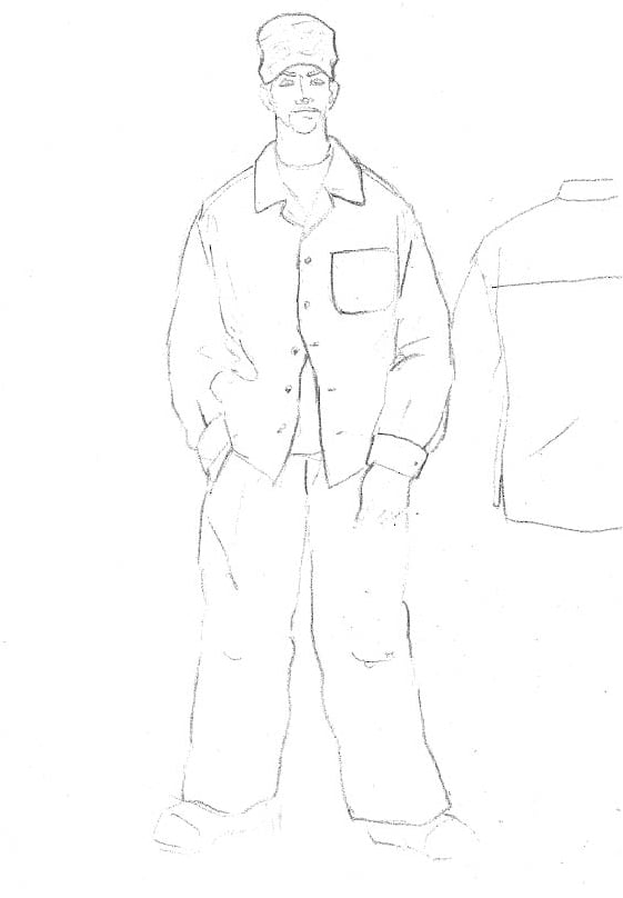 菊池武夫直筆デザイン画