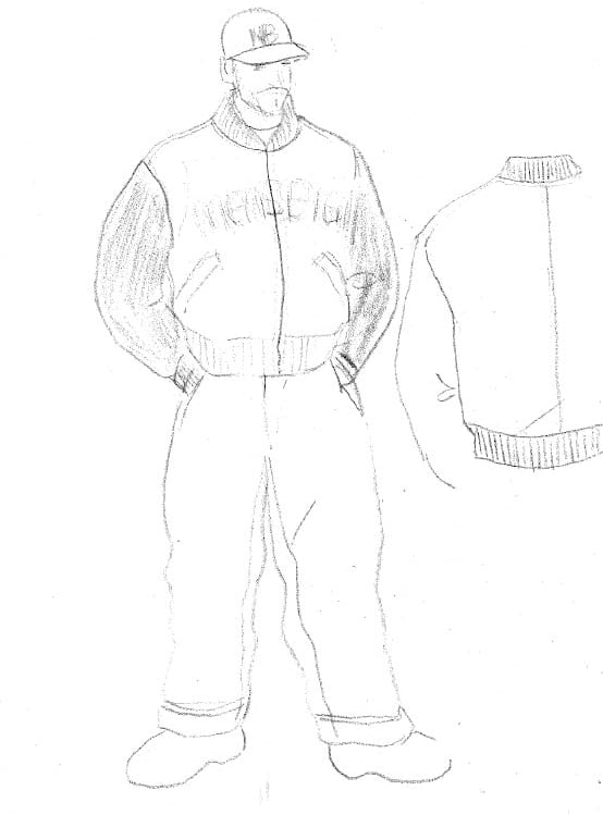 菊池武夫直筆デザイン画