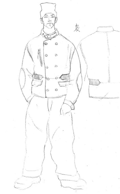 菊池武夫直筆デザイン画