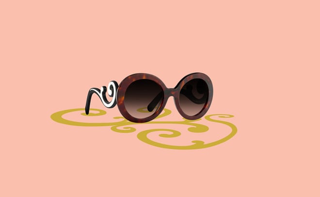 PRADA プラダ サングラス バタフライ ミニマルバロック プラダの人気サングラス「ミニマルバロック」に新作登場