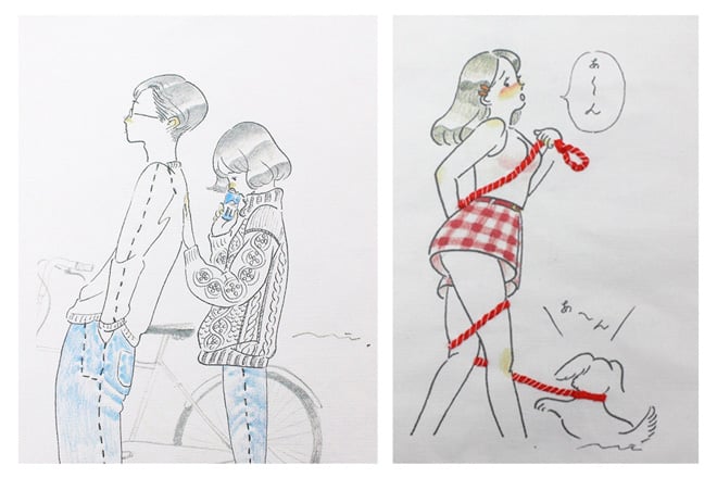 男女の絶妙な距離感を描く、イラストレーターたなか みさきにインタビュー