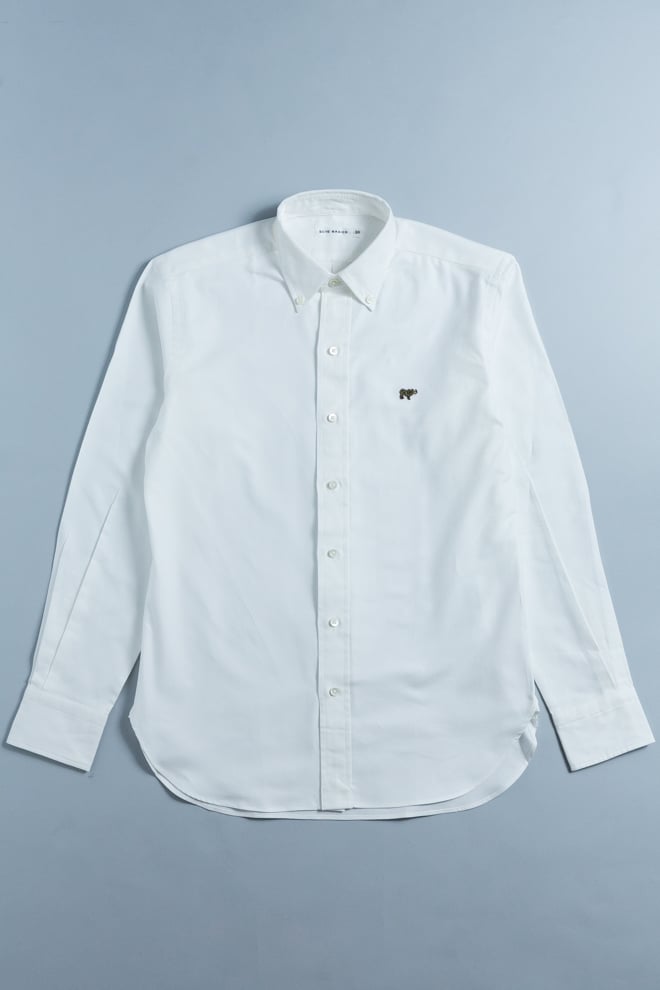 Scye ホワイト シャツ 40 SCYE BASICS サイベーシックス ボタンダウンシャツ 40 白 - メルカリ