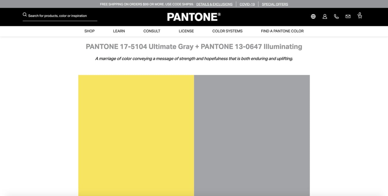 PANTONE カラー・オブ・ザ・イヤー