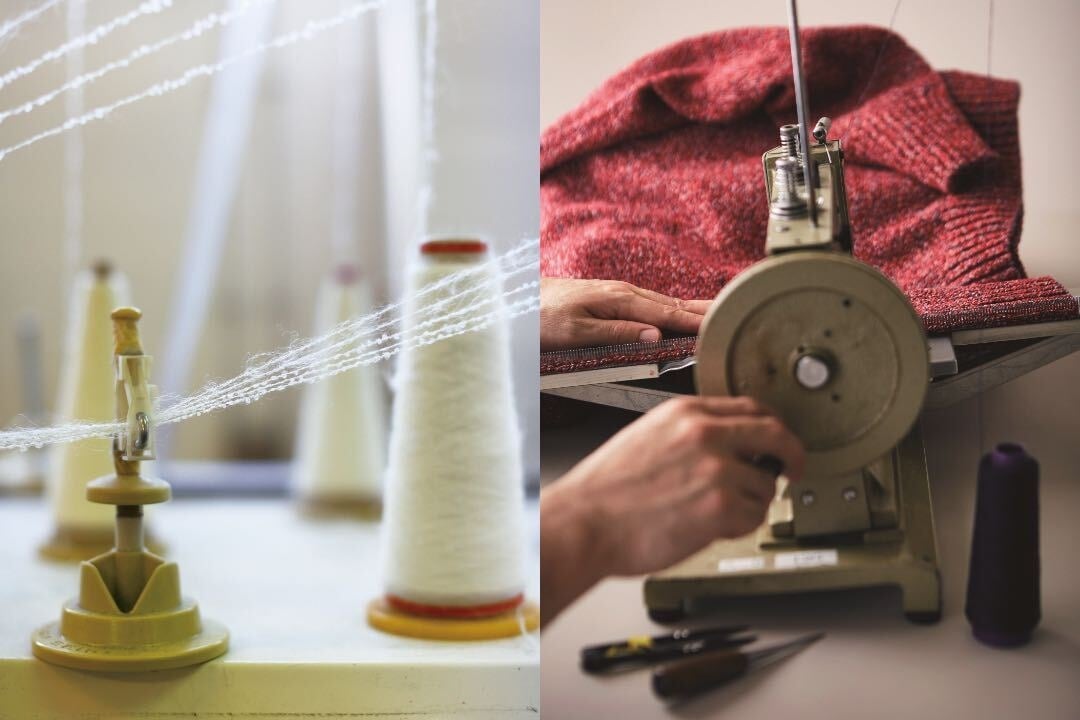ニット生産の参考画像