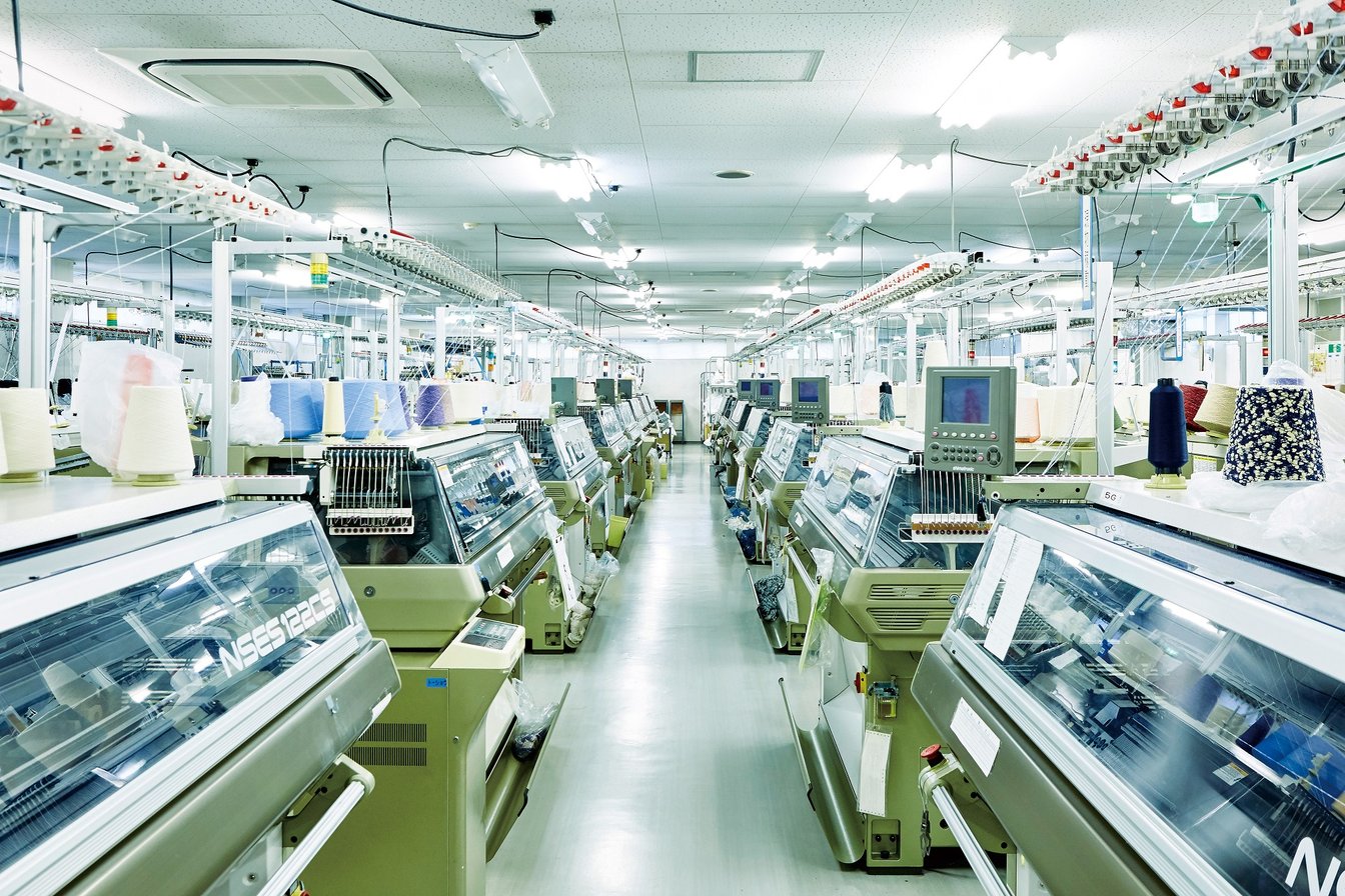 ニット生産の参考画像