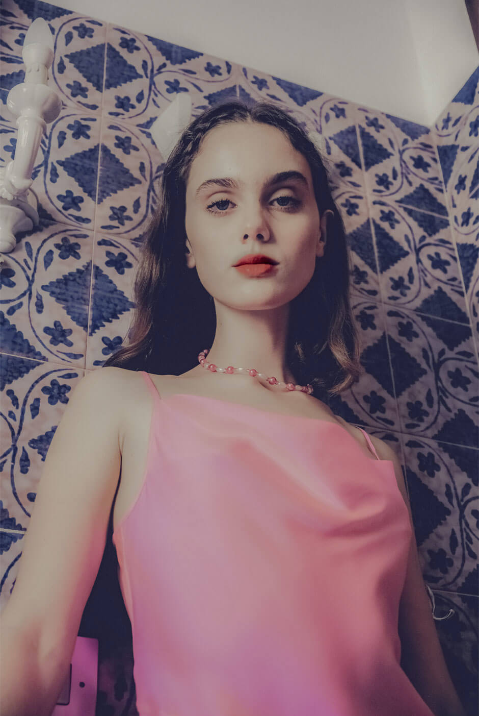 dress by ISABELLE BLANCHE, necklace stylist’s own