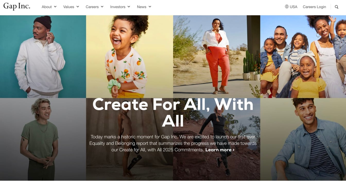 ギャップ　公式サイト