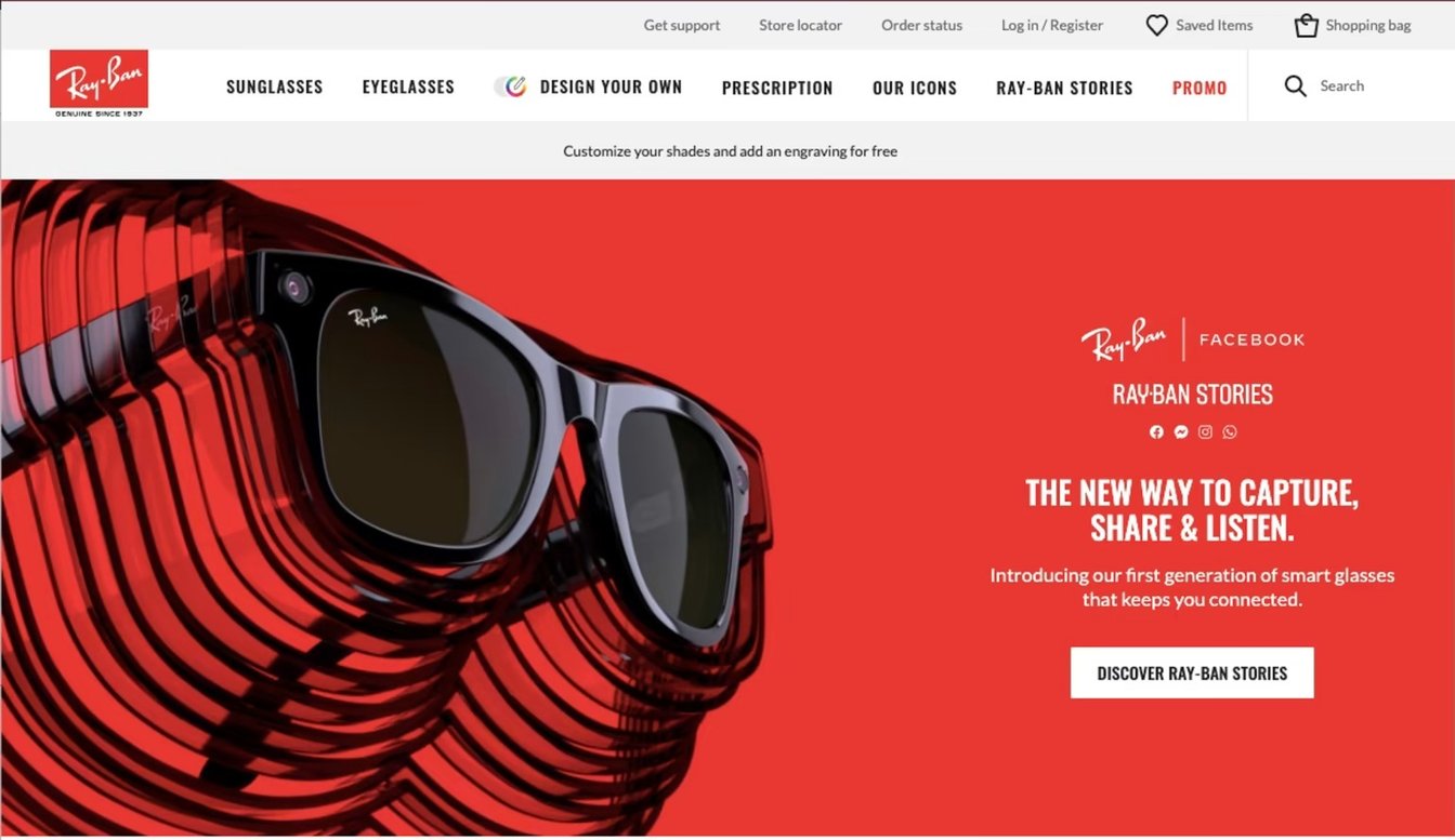 Facebook レイバン