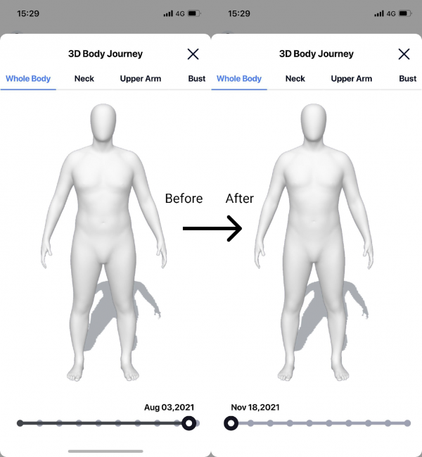 Bodygramのアプリ
