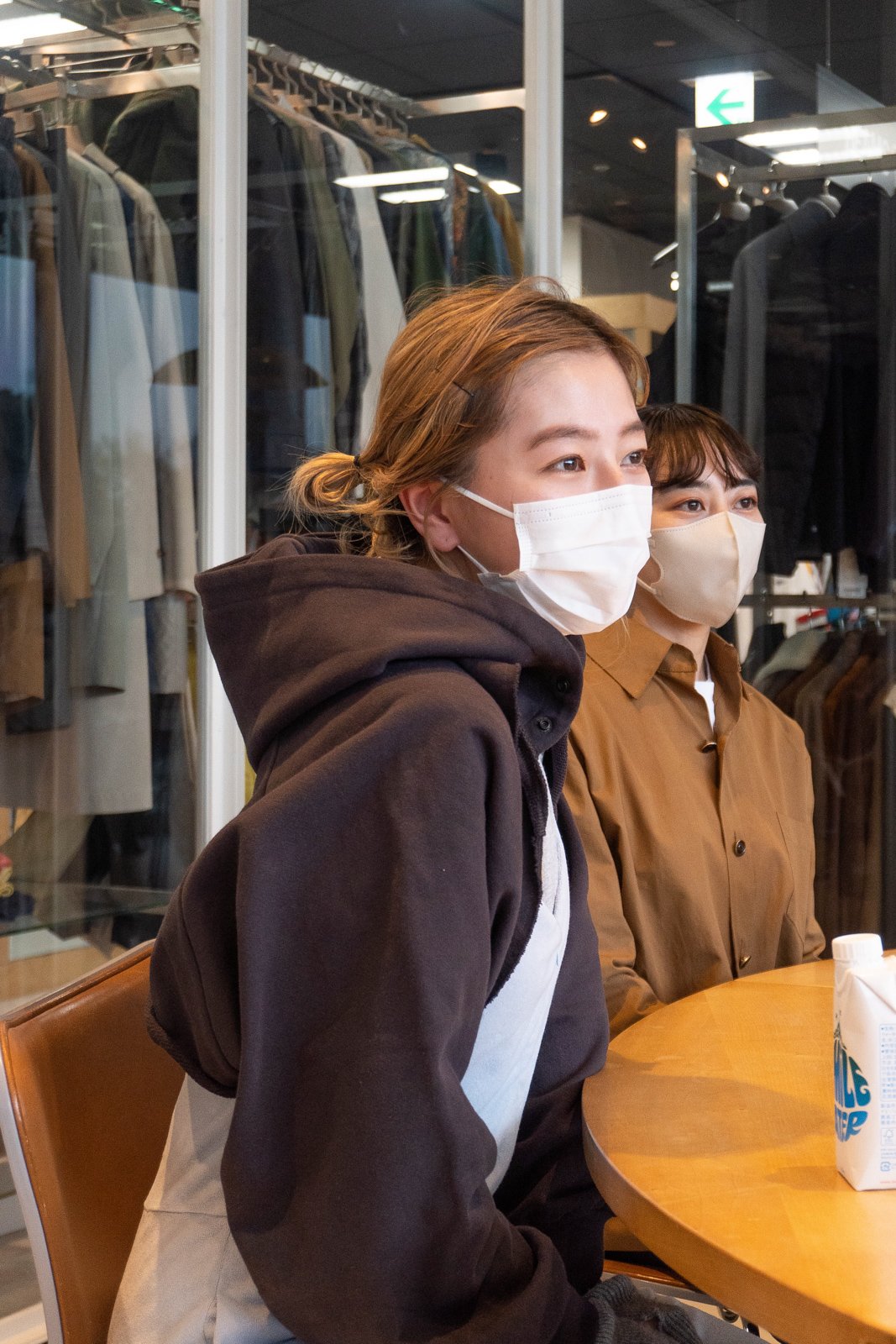 ハイトーンカラーのヘアケアに気をつかっているという河江さん