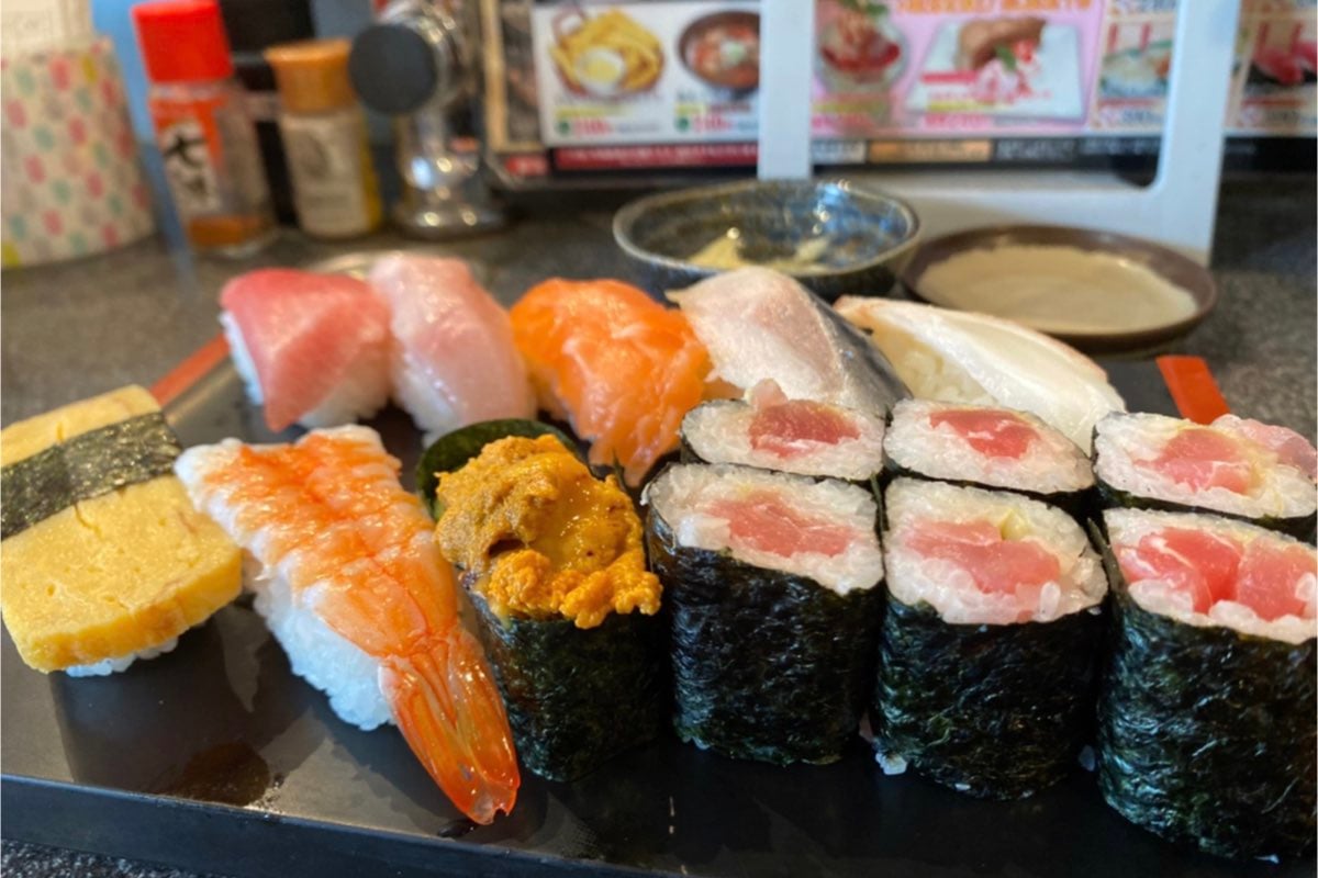 平禄寿司のランチセット