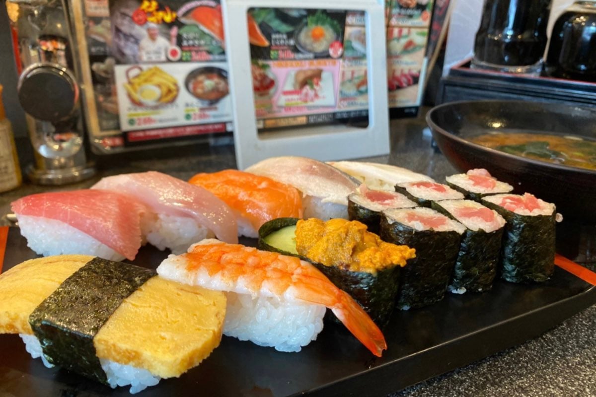 平禄寿司のランチセット 芭蕉