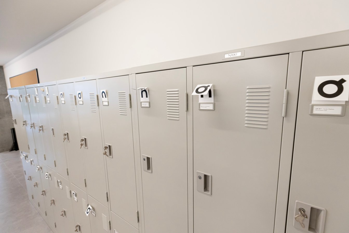 ロッカーのアップ